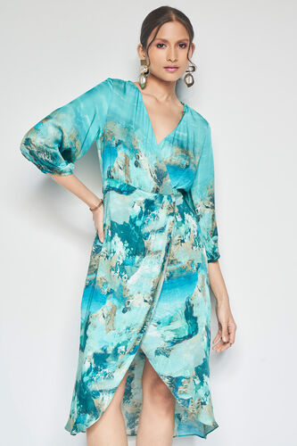 Maui Dress, Turquoise, image 7